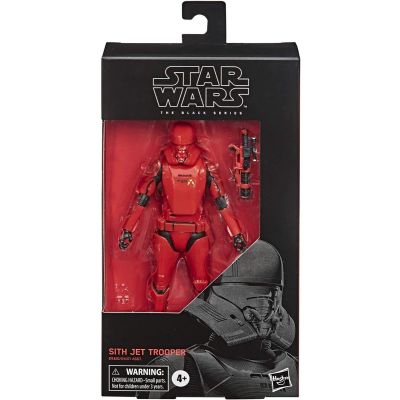 STAR WARS The Black Series Sith Jet Trooper Toy 6-inch Scale The Rise of Skywalker Collectible Action Figure