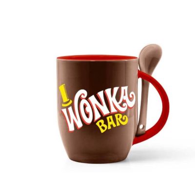 WILLY WONKA - Logo - Mug + Cuillère - 350 ml