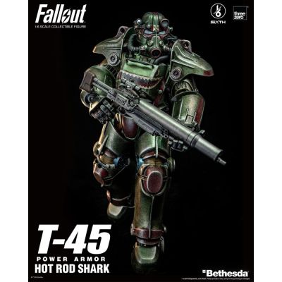 Fallout figurine FigZero 1/6 T-45 Hot Rod Shark Power Armor 37 cm