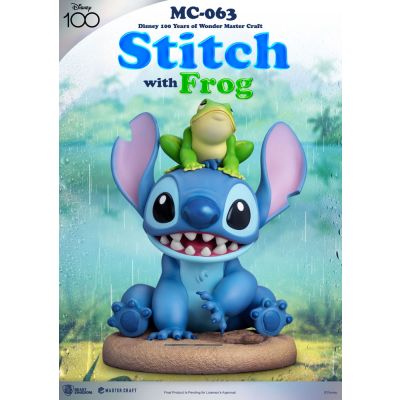 Disney 100th statuette Master Craft Stitch with Frog   34 cm