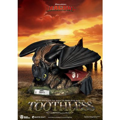 Dragons statuette Master Craft Toothless 24 cm