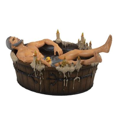 The Witcher 3 Wild Hunt statuette Geralt in the Bath 9 cm