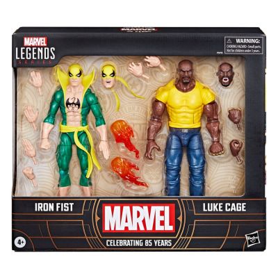 Marvel 85th Anniversary Marvel Legends pack 2 figurines Iron Fist & Luke Cage 15 cm