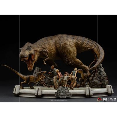 Jurassic Park statuette 1/20 Demi Art Scale The Final Scene  48 cm