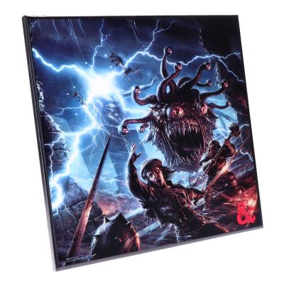 Dungeons & Dragons décoration murale Crystal Clear Picture Monster Manual 32 x 32 cm