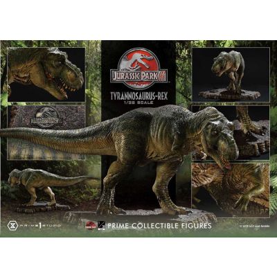 Jurassic Park III statuette Prime Collectibles 1/38 T-Rex 17 cm