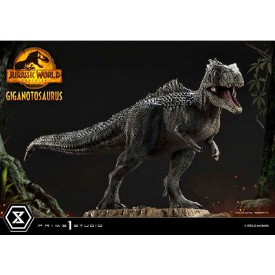 Jurassic World : Le Monde d après statuette Prime Collectibles 1/35 Giganotosaurus Toy Version 22 cm