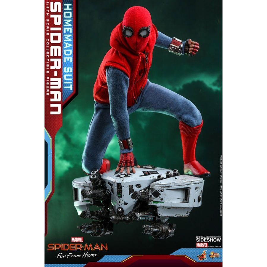 Paiement 3x Spider-Man : Far From Home figurine Movie Masterpiece 1/6  Spider-Man (Homemade Suit) 29 cm