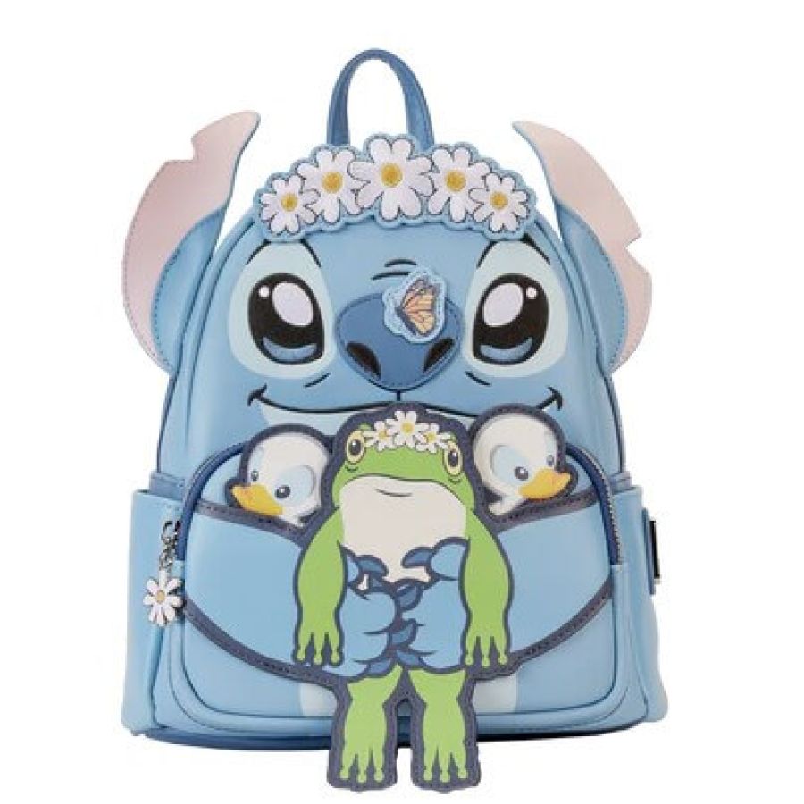LILO ET STITCH Springtime Stitch Mini Sac a Dos LoungeFly