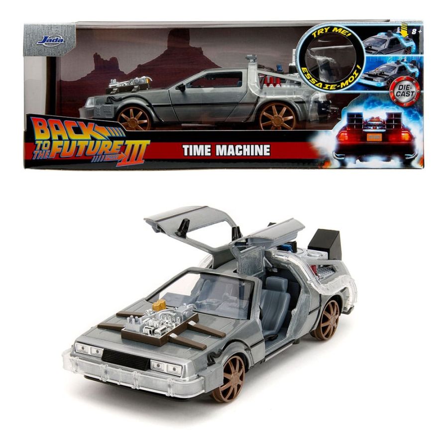 Retour vers le Futur 3 Vehicule 1 24 Time Machine Model 4