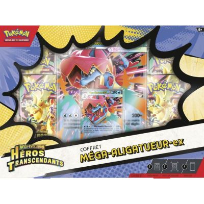Pokémon JCC : Coffret ex Méga-Évolution - ME2.5 Héros Transcendants Mega-Aligatueur
