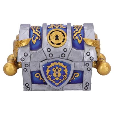 World of Warcraft boîte de rangement Treasure Chest Alliance War 11 cm