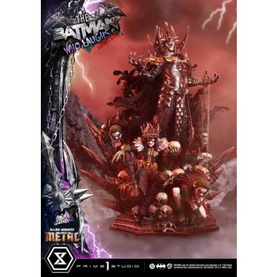 DC Comics Museum Masterline Statue 1/3 Dark Nights: Death Metal The Batman Who Laughs & Robin King 85 cm