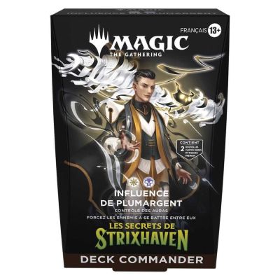 Magic the Gathering Les secrets de Strixhaven decks Commander Influence de Plumargent *FRANCAIS*