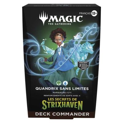 Magic the Gathering Les secrets de Strixhaven decks Commander Quandrix sans limite *FRANCAIS*