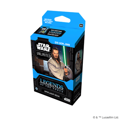 SW Unlimited : Legends of the Force Deck Qui Gon *FRANCAIS*