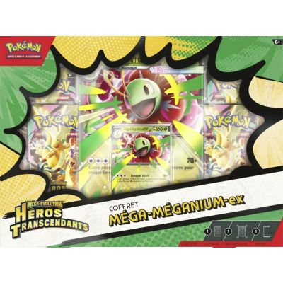 Pokémon JCC : Coffret ex Méga-Évolution - ME2.5 Héros Transcendants Mega-Meganium