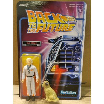 Retour vers le futur figurine ReAction Doc Brown 10 cm