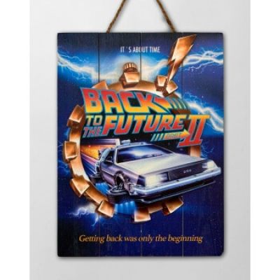 Back to the future Wooden Poster 2