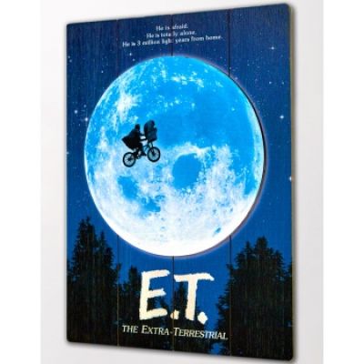E.T. Wooden Poster