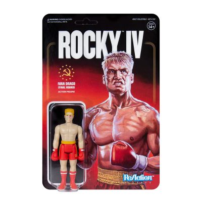 Ivan Drago Final Round Red Rocky IV Super 7 Reaction Action Figure