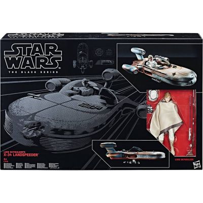 Star Wars Figurine - Black Series - Luke et Son Landspeeder