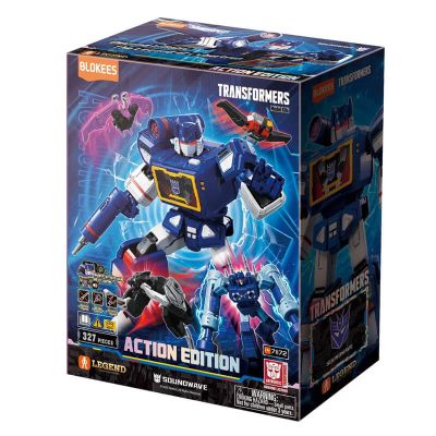 Transformers Blokees Action Edition 03 Sound Wave Light Up