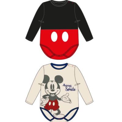 DISNEY - PACK DE 2 BODIES MICKEY 9 MOIS