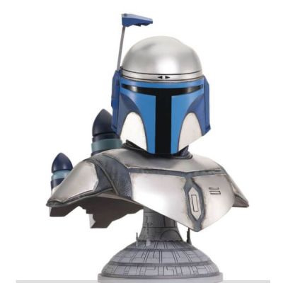 STAR WARS ATTAQUE DES CLONES  Jango Fett Buste Legends 3D 1/2 25cm