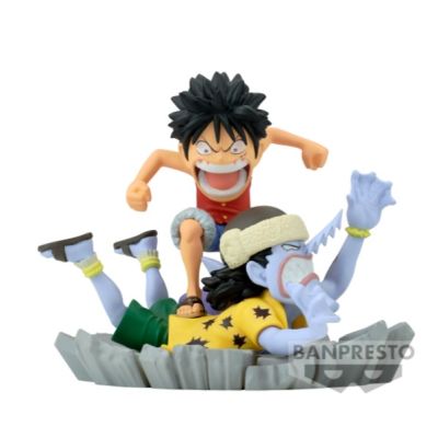 ONE PIECE - Luffy VS Arlong - Figurine WCF-Log Stories 7cm
