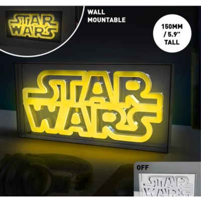 STAR WARS - Logo - Lampe Led Neon 15.5x30.5cm