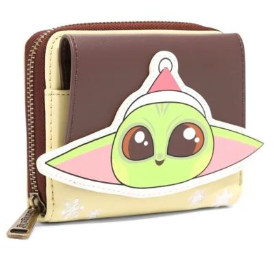 THE MANDALORIAN - Grogu "Xmas" - Portefeuille LoungeFly