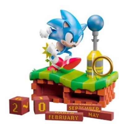 SONIC - Calendrier Perpétuel 3D en Résine