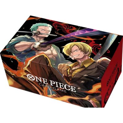 BANDAI ONE PIECE CARD GAME OFFICIAL STORAGE BOX - ZORO & SANJI