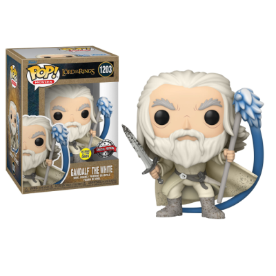 LE SEIGNEUR DES ANNEAUX - POP Movies N° 1203 - Gandalf Le Blanc GITD