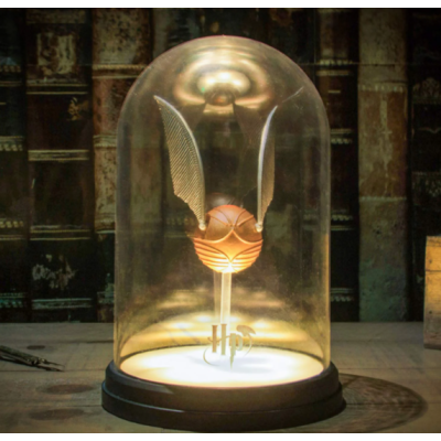 HARRY POTTER - Lampe Vif d Or sous cloche
