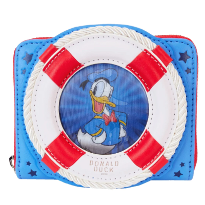 DISNEY - Donald Duck "90ème Anniversaire" - Portefeuille LoungeFly