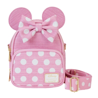 DISNEY - Minnie Straw - Mini Sac Convertible Loungefly