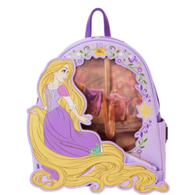 DISNEY PRINCESSE - Raiponce - Lenticulaire Mini Sac à Dos LoungeFly