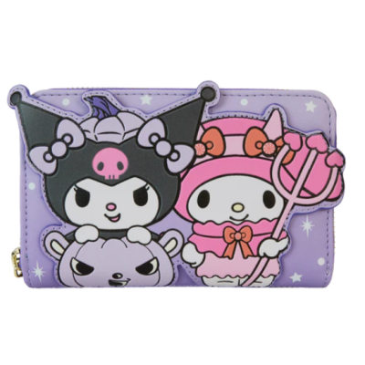 SANRIO - Kuromi Pumpkin - Portefeuille LoungeFly