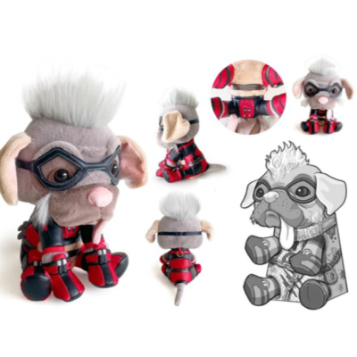 DEADPOOL - Dogpool - 25cm