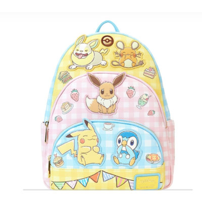 POKEMON - Cafe - Mini Sac à Dos Triple Poche LoungeFly