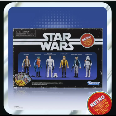 STAR WARS - Un Nouvel Espoir - Multipack 6 Figurine Retro Collec. 10cm
