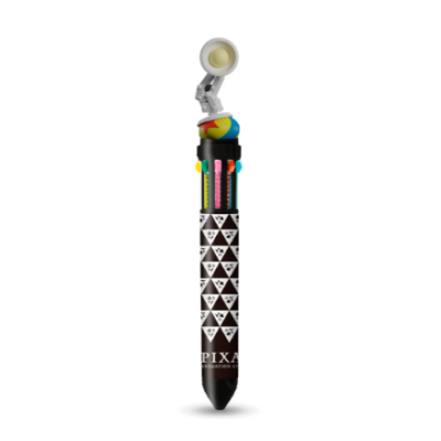 PIXAR - Luxo Jr. - Stylo-Bille 10 couleurs 3D