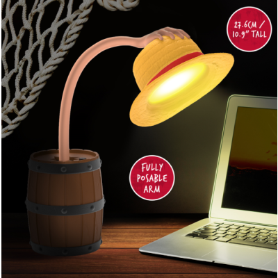 ONE PIECE NETFLIX - Chapeau - Lampe de Bureau 27cm
