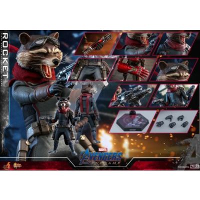  Avengers Endgame - Rocket 1/6 Hot toys