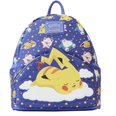 POKEMON - Pikachu et Amis dormant - Mini Sac à Dos LoungeFly