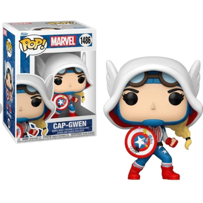 SPIDER-GWEN : GWENVERSE - POP Marvel N° 1486 - Cap-Gwen