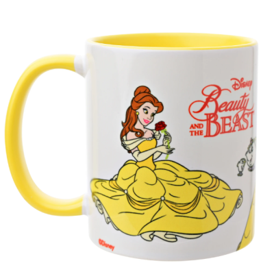 DISNEY - Belle - Mug Interieur Coloré - 325ml