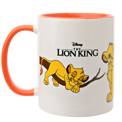 DISNEY - Simba - Mug Interieur Coloré - 325ml